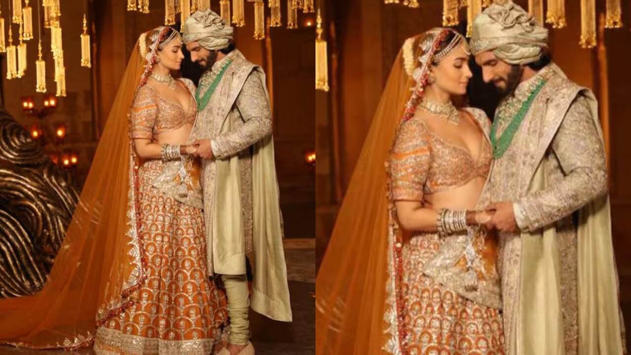 Alia Bhatt’s bridal look (PC: Dharma Movies Instagram, T Series)