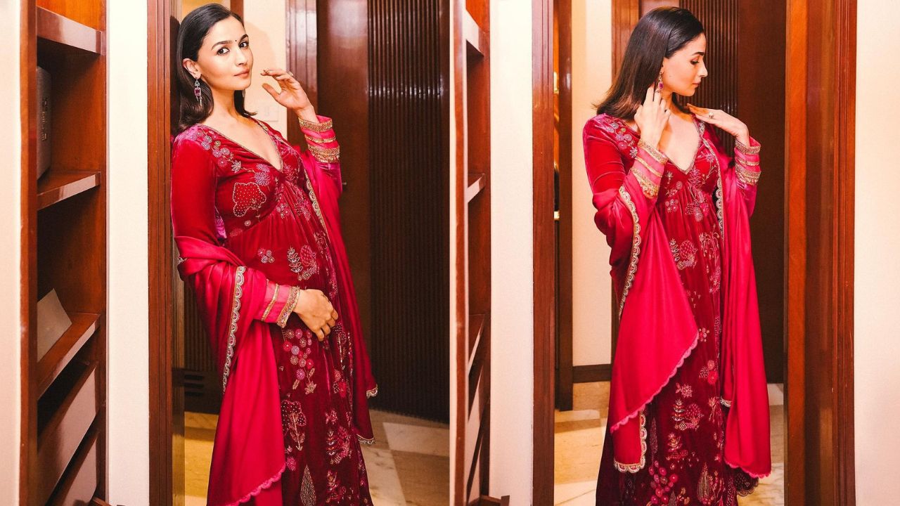 Bollywood divas on how to style velvet suits for festive season (Credit: Celeb Instagram)