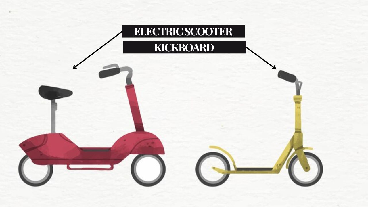 Electric scooter vs Kickboard