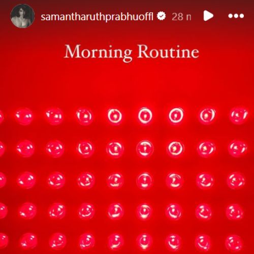 Samantha Ruth Prabhu drops glimpse of her ‘morning routine’ that includes red light therapy and coffee date