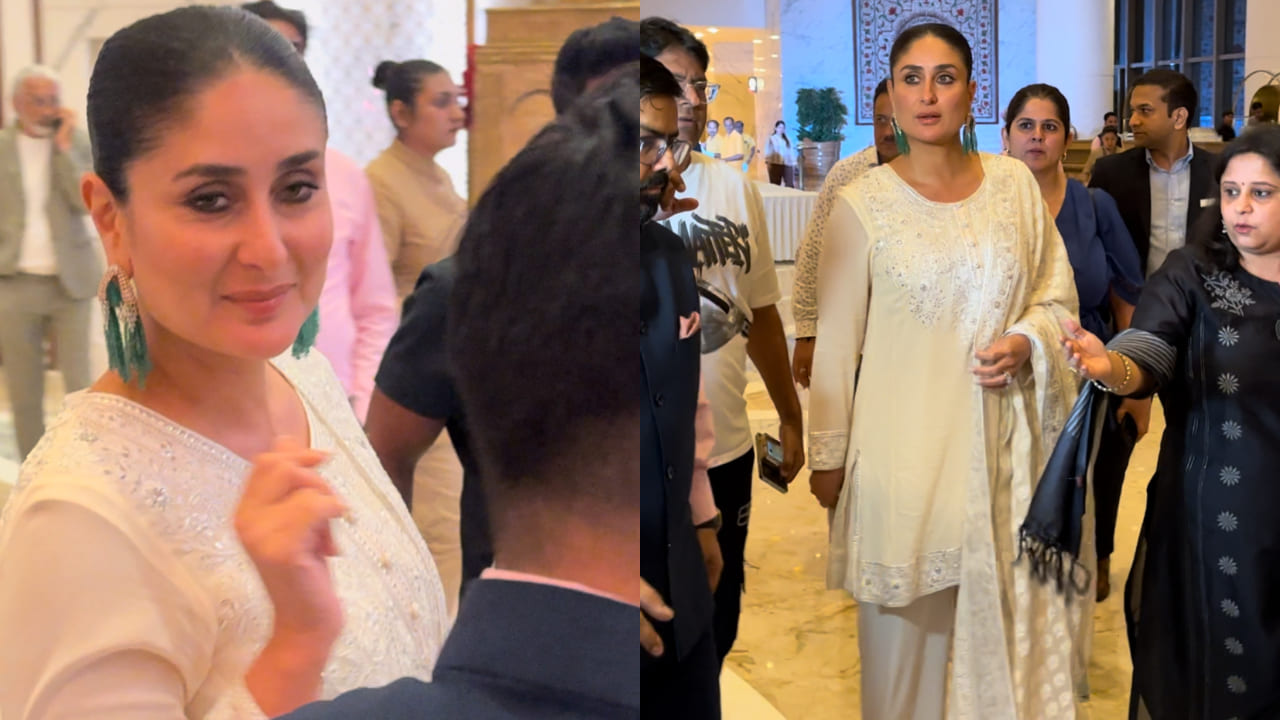 Kareena Kapoor in white suit 