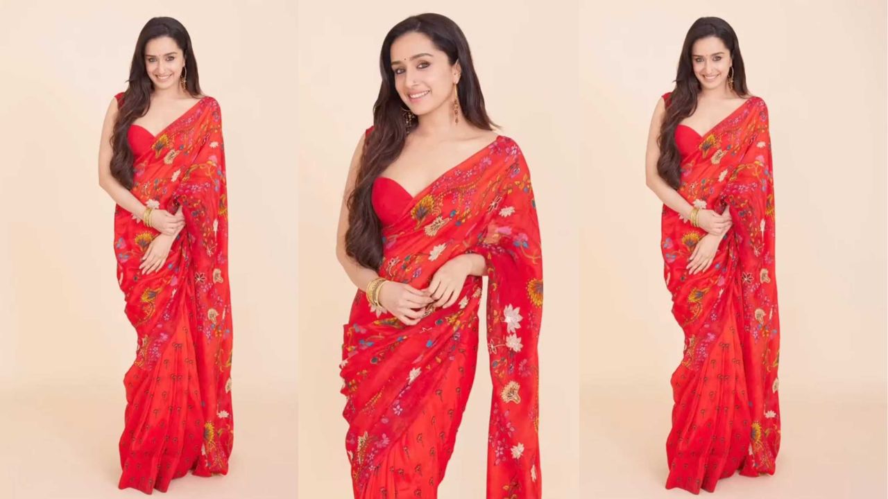  4 sarees from Shraddha Kapoor’s wardrobe (PC:  Shraddha Kapoor Instagram)