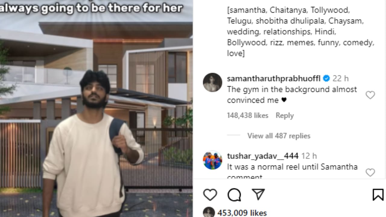 Samantha Ruth Prabhu's reaction to a fan's proposal post Naga Chaitanya and Sobhita Dhulipala's engagement is unmissable: 'Almost convinced me'