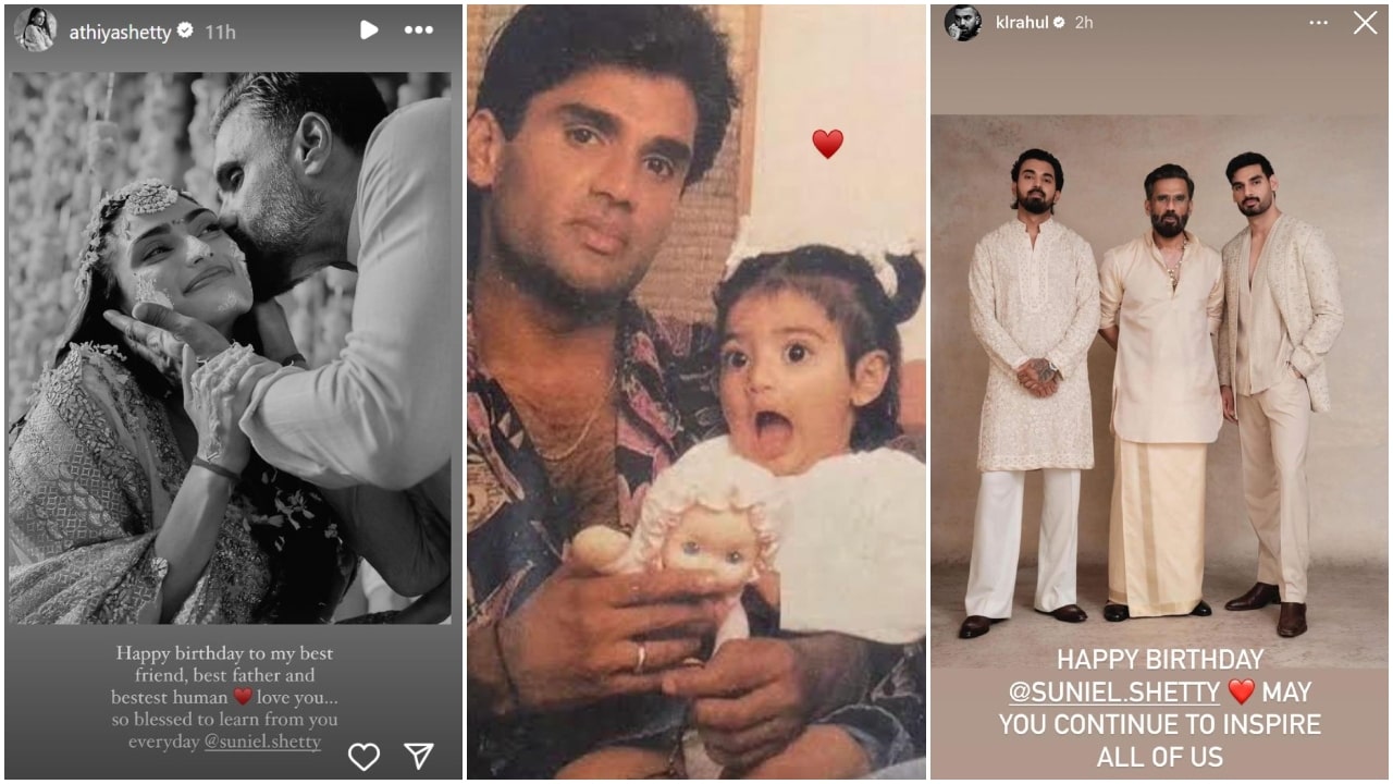 Suniel Shetty Birthday: Hera Pheri 3 actor gets birthday love from daughter Athiya and son-in-law KL Rahul; ‘May you continue to inspire all of us’