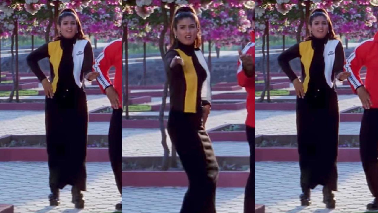 Raveena’s trendsetting styles from ‘90s songs (PC: YouTube)