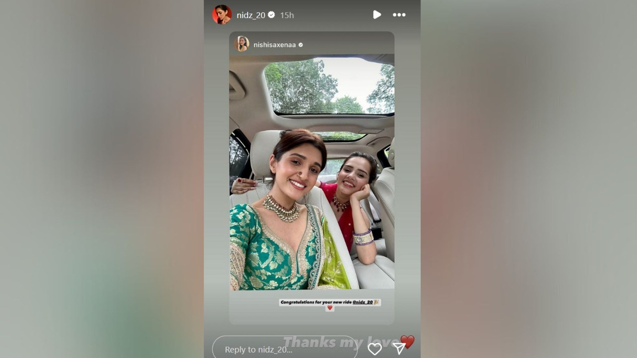 Nidhi Shah and Nishi Saxena’s sweet exchange on Instagram (PC: Instagram)