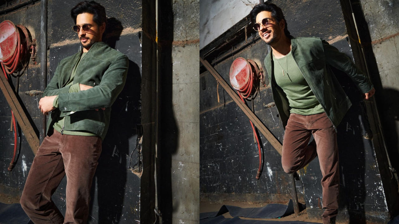 Sidharth Malhotra in suede jacket ( PC: Kunal Gupta) 