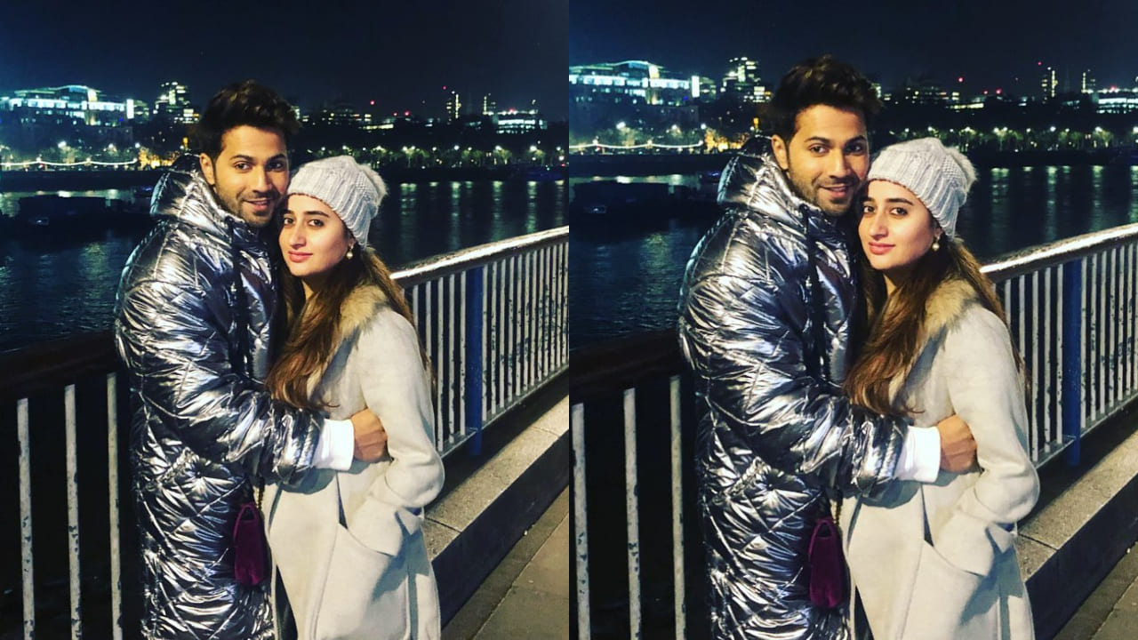 Varun Dhawan in puffer jacket