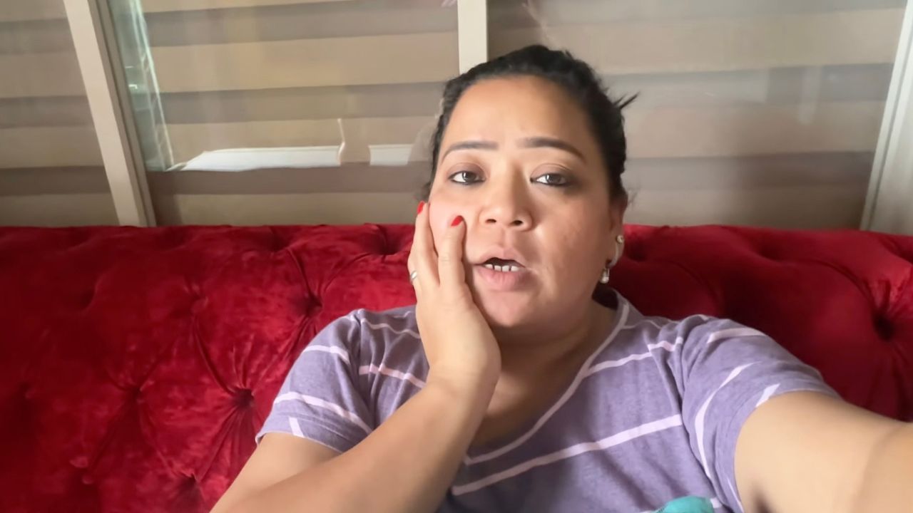 Snap from Bharti Singh’s vlog (PC: YouTube)