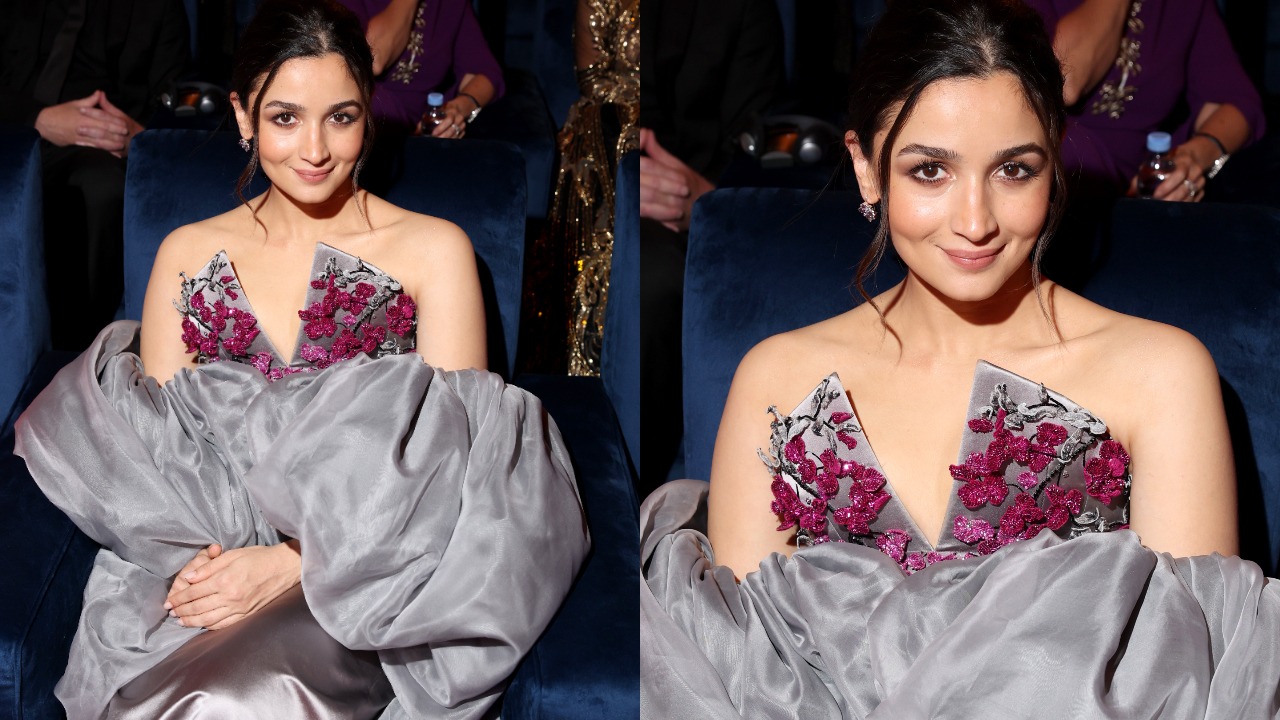 Alia Bhatt’s Classy low bun look (PC: Getty Images)