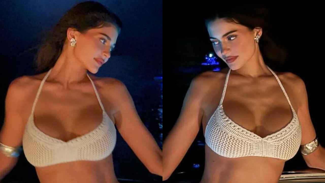 Kylie Jenner’s hotter than ever white bralette with long skirt look is perfect for your yacht adventure (PC: Kylie Jenner Instagram)