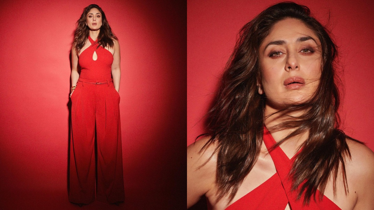 Kareena Kapoor’s Hot red co-ord  (PC: Kareena Kapoor Instagram)