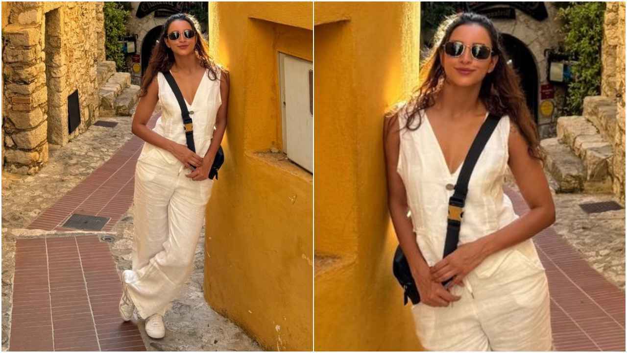 Triptii Dimri stuns in minimalistic white vest and baggy pants outfit (PC: Triptii Dimri Instagram)