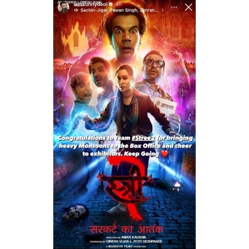 Stree 2: Санни Деол хвалит Шраддху Капур, Раджкумара Рао и их команду за то, что они «принесли в прокат тяжелые муссоны»