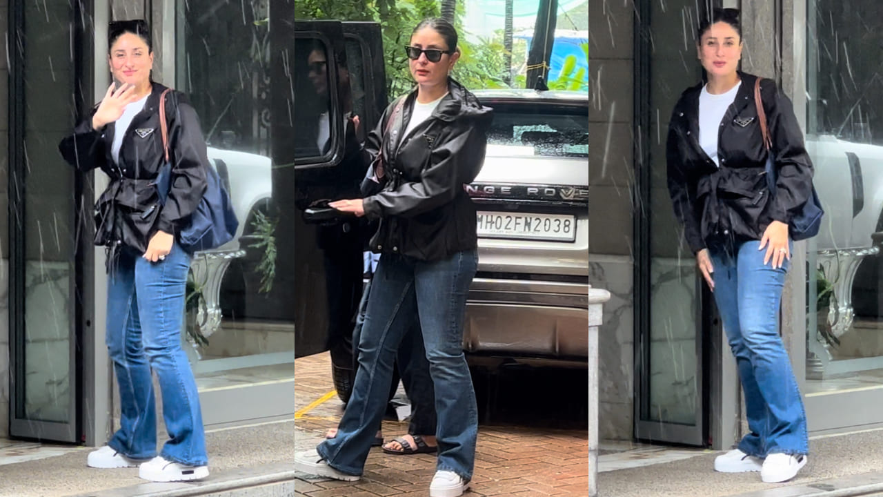 Kareena Kapoor in black Prada jacket