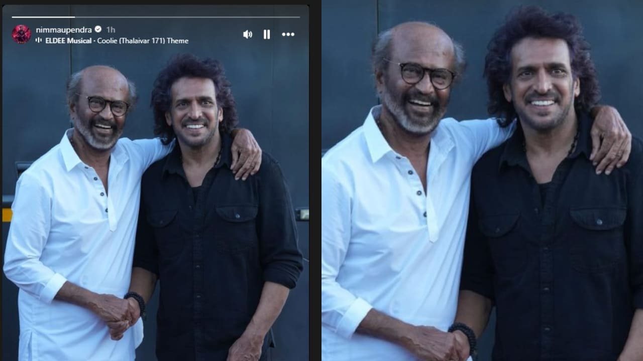 Upendra Rao joins Rajinikanth's Coolie (PC: Upendra, Instagram)