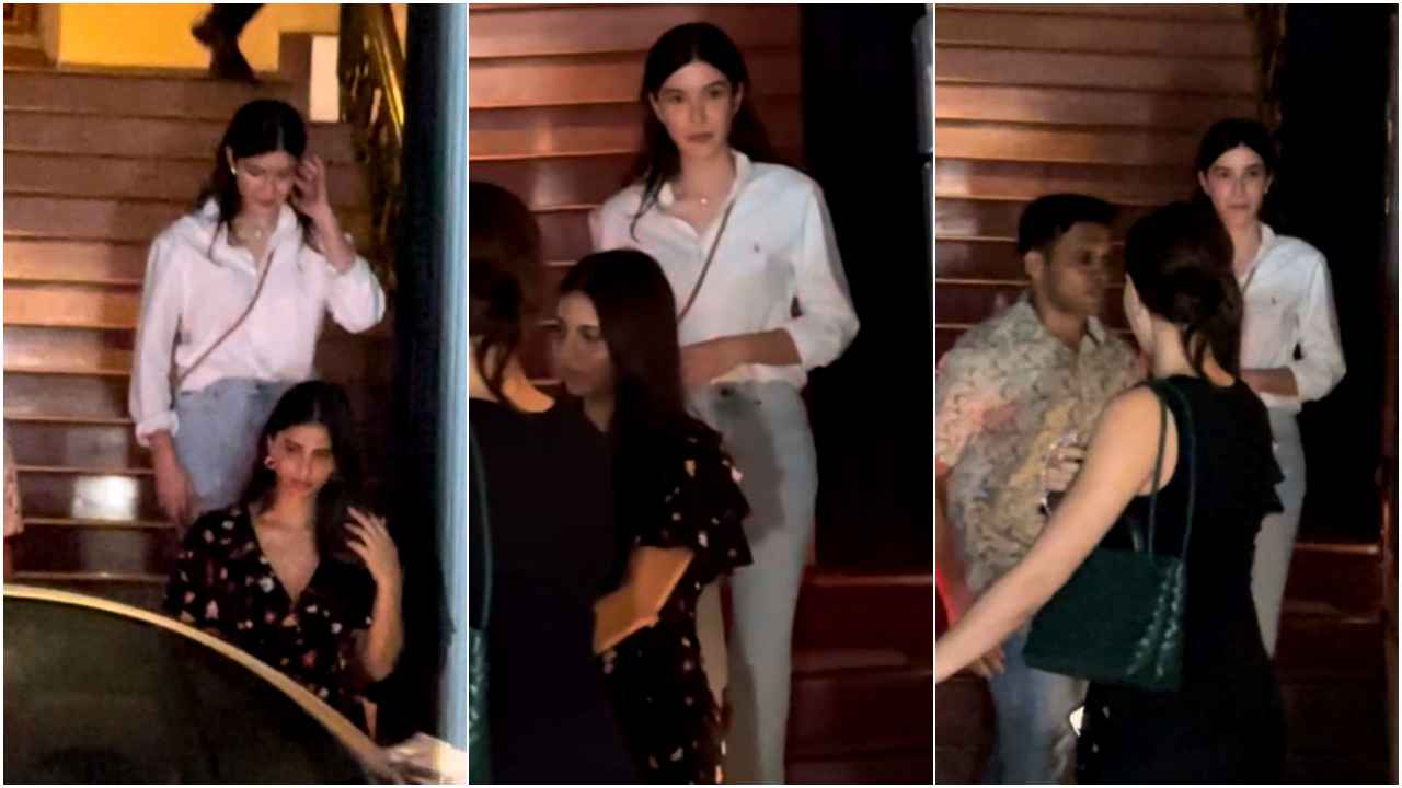 Ananya Panday, Suhana Khan and Shanaya Kapoor serve effortlessly stylish Gen-Z-approved looks for dinner (PC: Varinder Chawla, Pinkvilla)