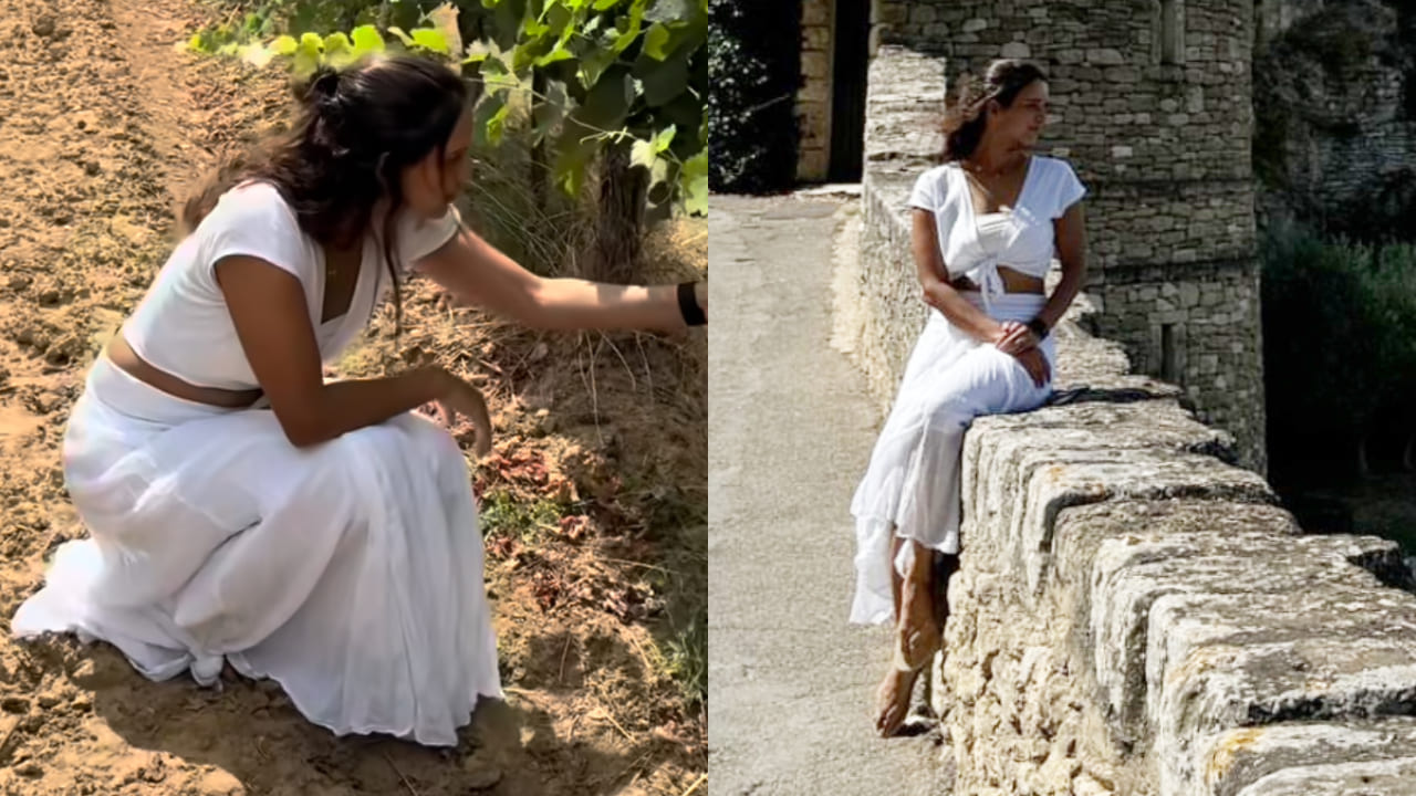 Triptii Dimri in all white look on her vacation