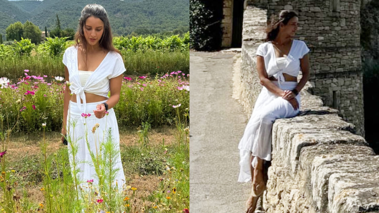 Triptii Dimri in all white look on her vacation