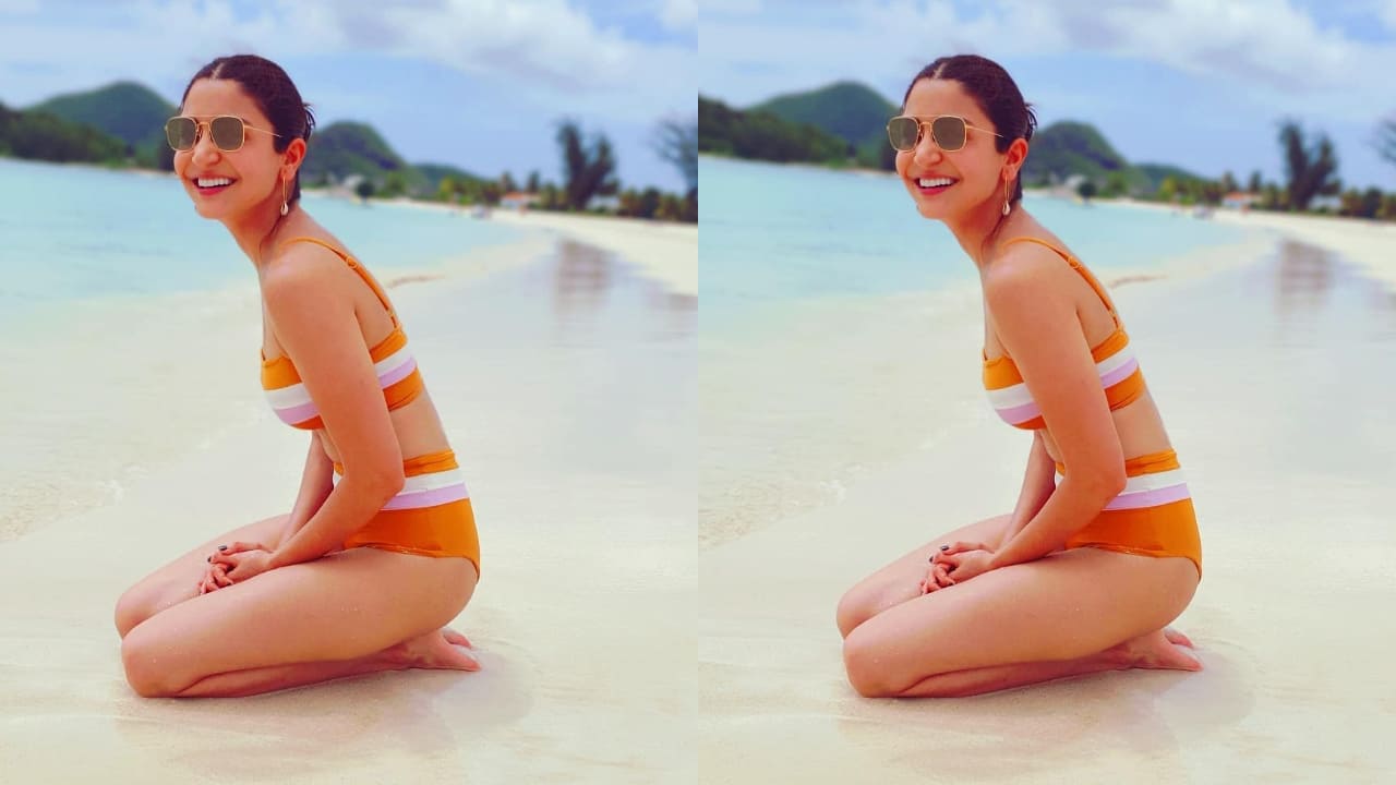 Anushka Sharma in swim set 