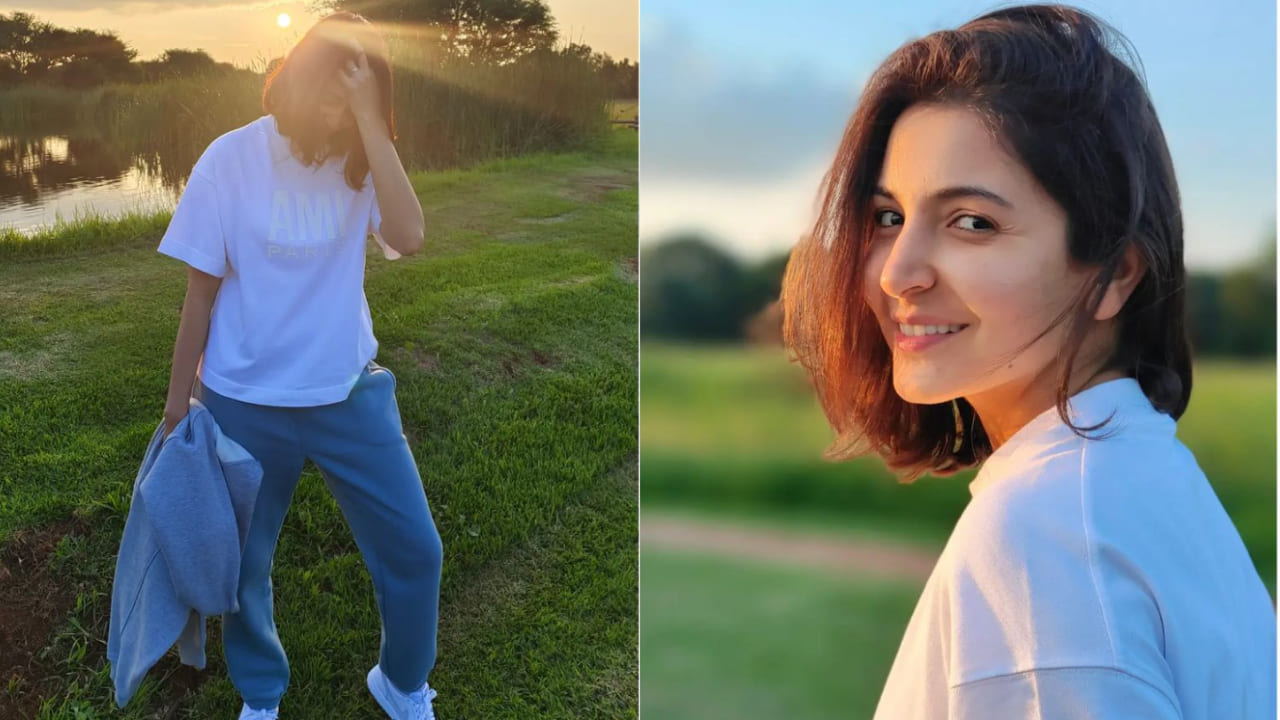 Anushka Sharma in loose shirt and trousers 