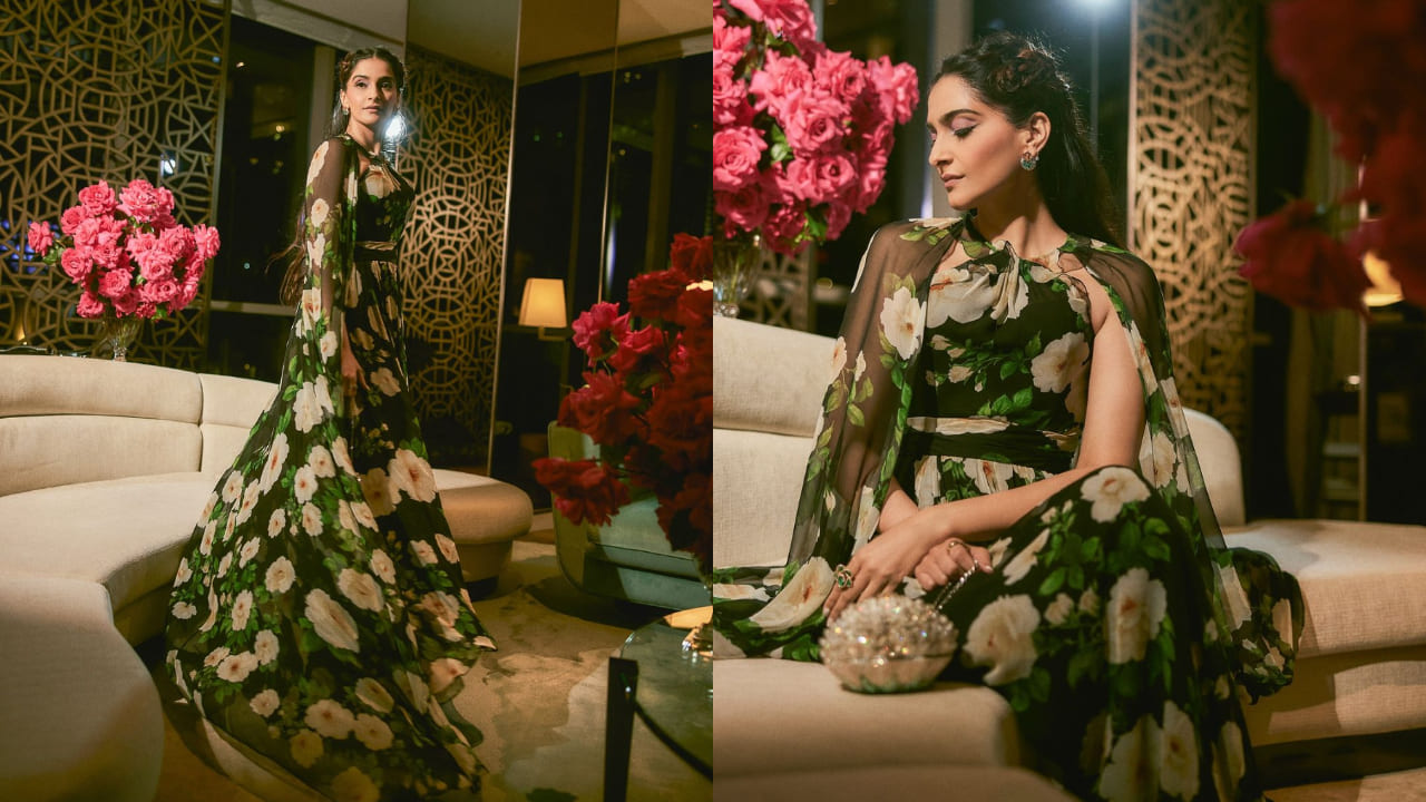 Sonam Kapoor in floral dress