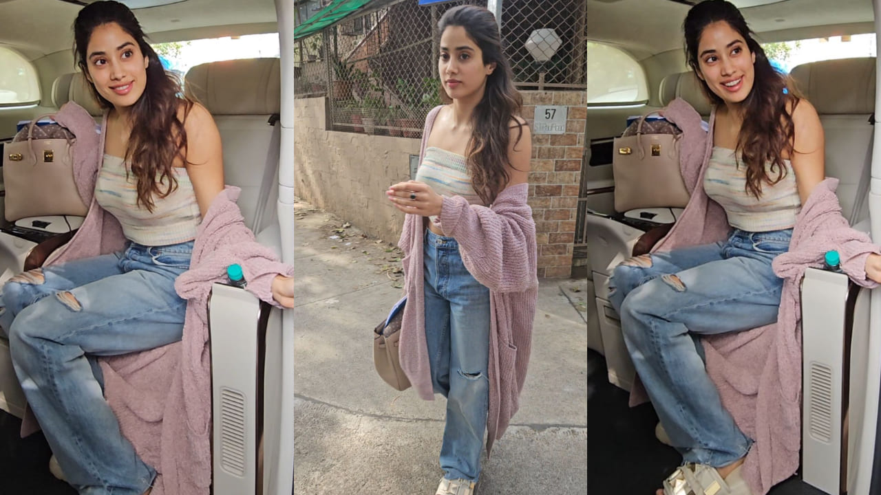 Janhvi Kapoor nails the weekend vibe with her knit top, jeans and Birkin Bag