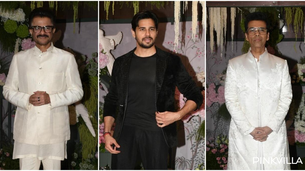 Sidharth Malhotra, Anil Kapoor, Karan Johar and others make heads turn at designer Eka Lakhani-Ravi Bhagchandka's engagement bash; see PICS