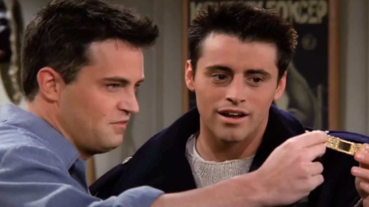 A glimpse of Joey and Chandler from Friends (YouTube)