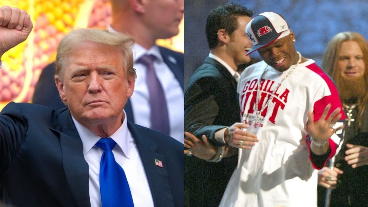 Donald Trump and 50 Cent (Getty Images)