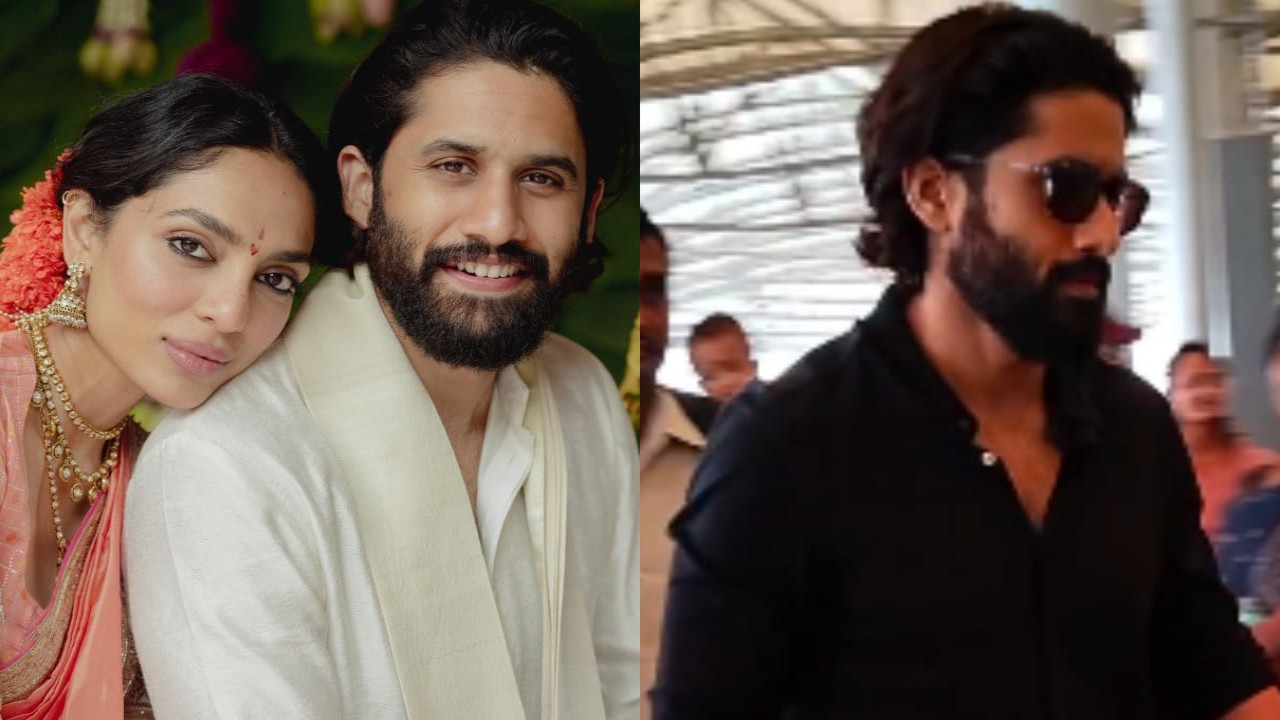 WATCH: Newly-engaged Naga Chaitanya spotted at airport sans Sobhita Dhulipala; Did you spot his dual wristwatch and engagement ring?