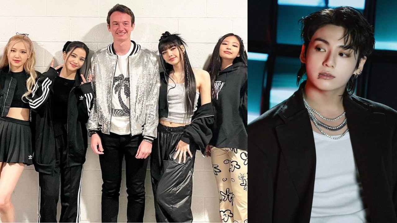 BLACKPINK with Fredric Arnault, BTS' Jungkook; Image Courtesy: Fredric Arnault's Instagram, BIGHIT MUSIC