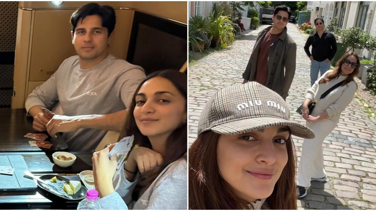 Kiara Advani shares previously unseen pictures with Sidharth Malhotra on her parents’ wedding anniversary; don’t miss the look at the ‘best card partners’