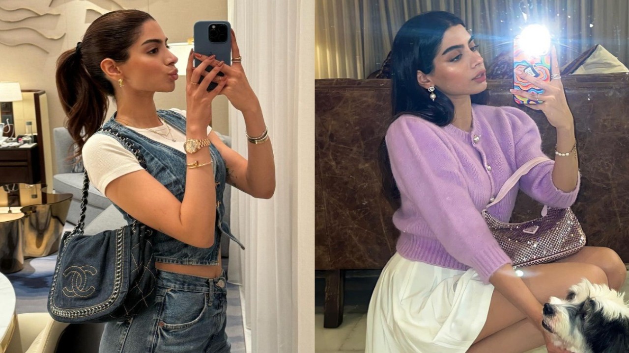 5 luxe bags from Khushi Kapoor’s closet: Sequin Prada purse to denim Chanel bag