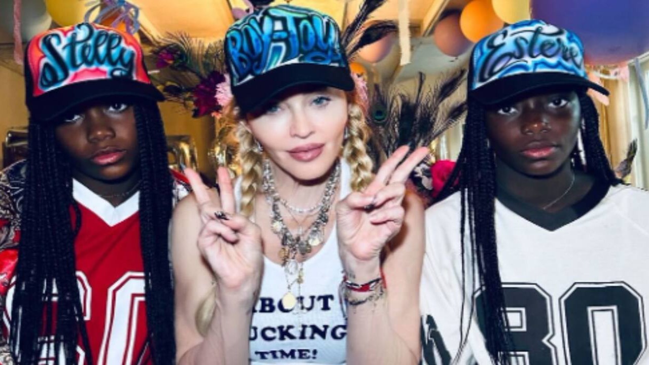 How did Madonna celebrate the 12th birthday of her twin daughters Estere and Stella? Find out