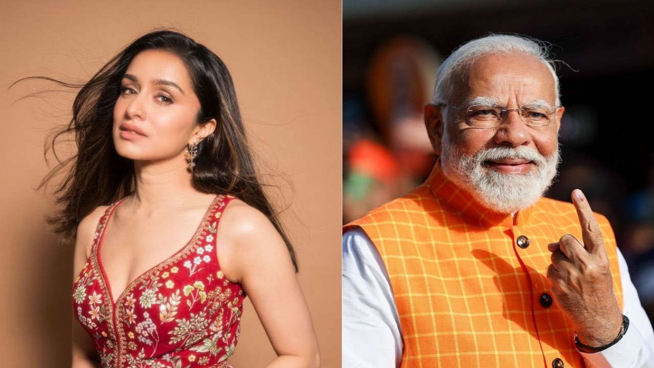 Shraddha surpasses PM Modi to become 3rd most-followed Indian on IG after Virat & Priyanka (Instagram/@shraddhakapoor, @narendramodi)