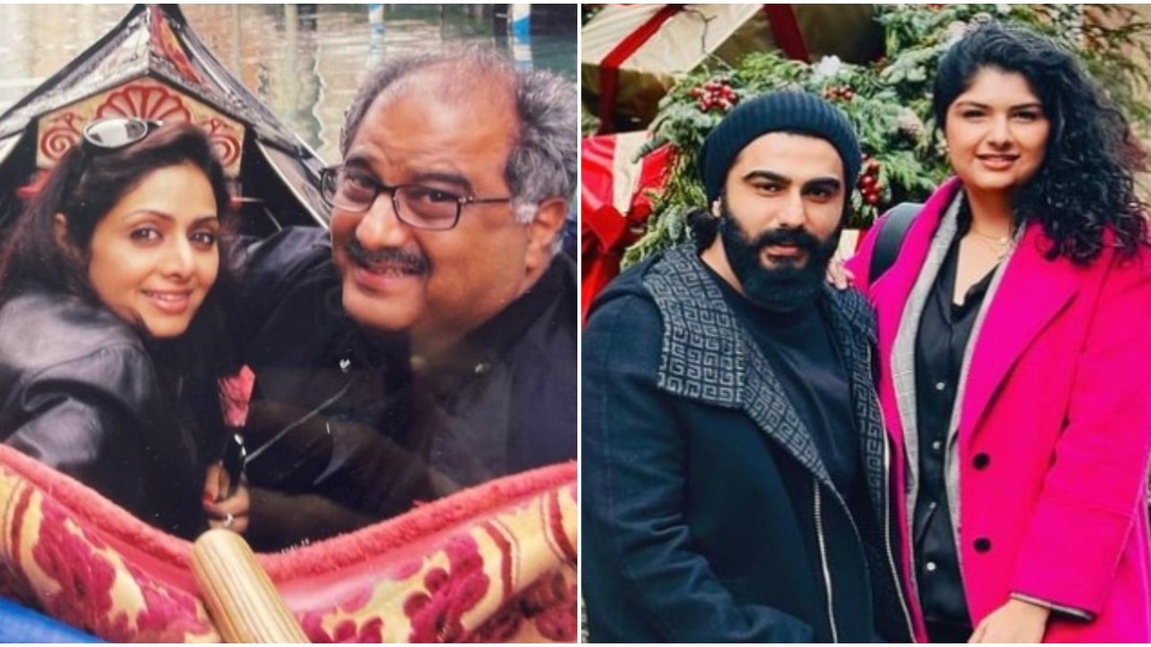 Boney Kapoor, Arjun Kapoor, Sridevi