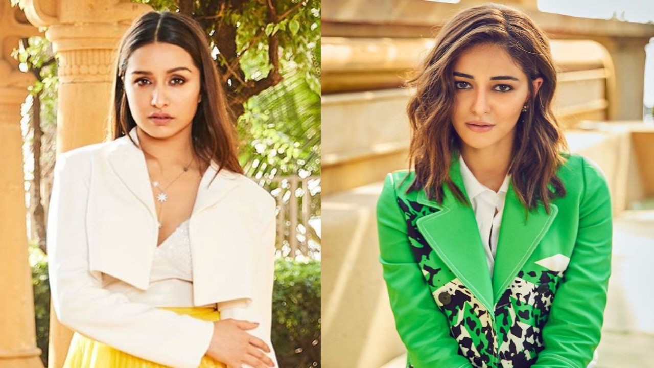 5 divas who gave us cues on how to style cropped blazer (PC: Ananya Panday, Shraddha Kapoor, Kriti Sanon Instagram)