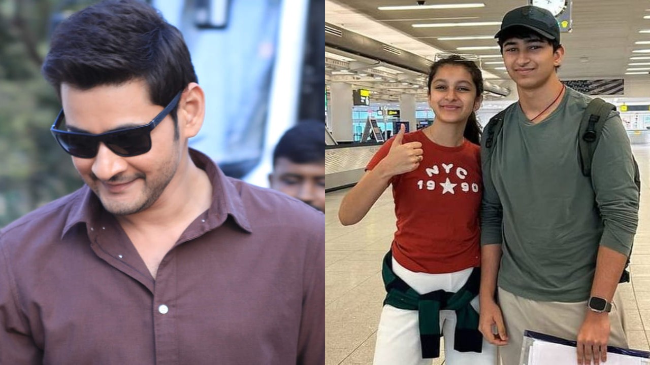 Mahesh Babu’s daughter Sitara wishes her brother Gautam his 18th birthday