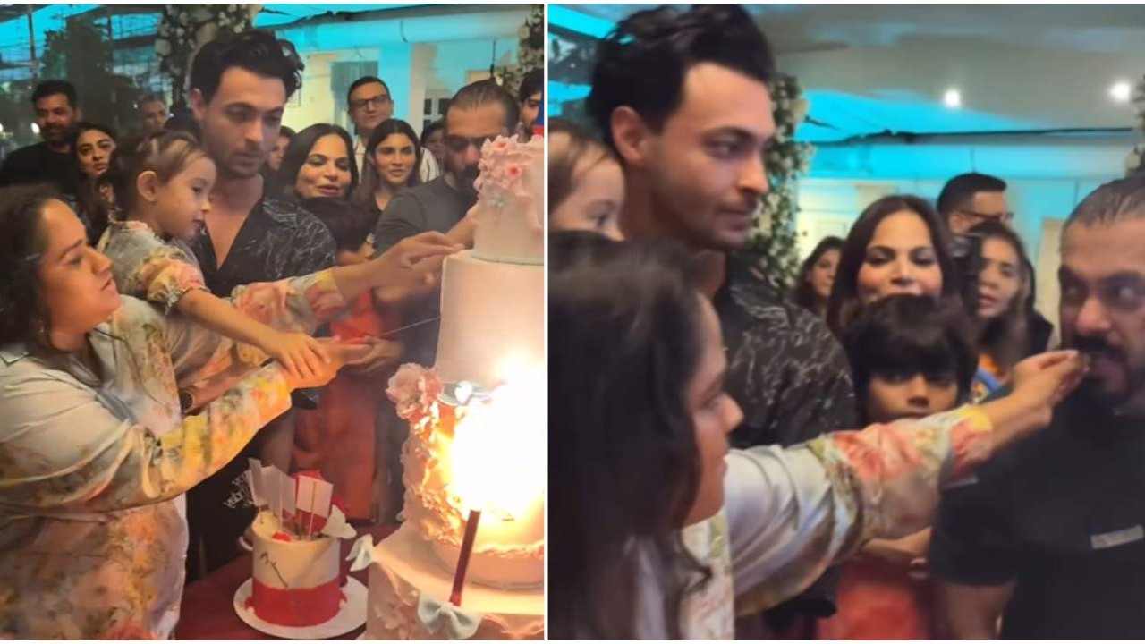 INSIDE VIDEO: Birthday girl Arpita Khan Sharma feeds cake to Salman and family; Riteish-Genelia shower love