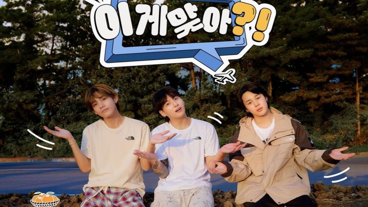 BTS' V, Jungkook and Jimin; Image Courtesy: Disney+ Korea