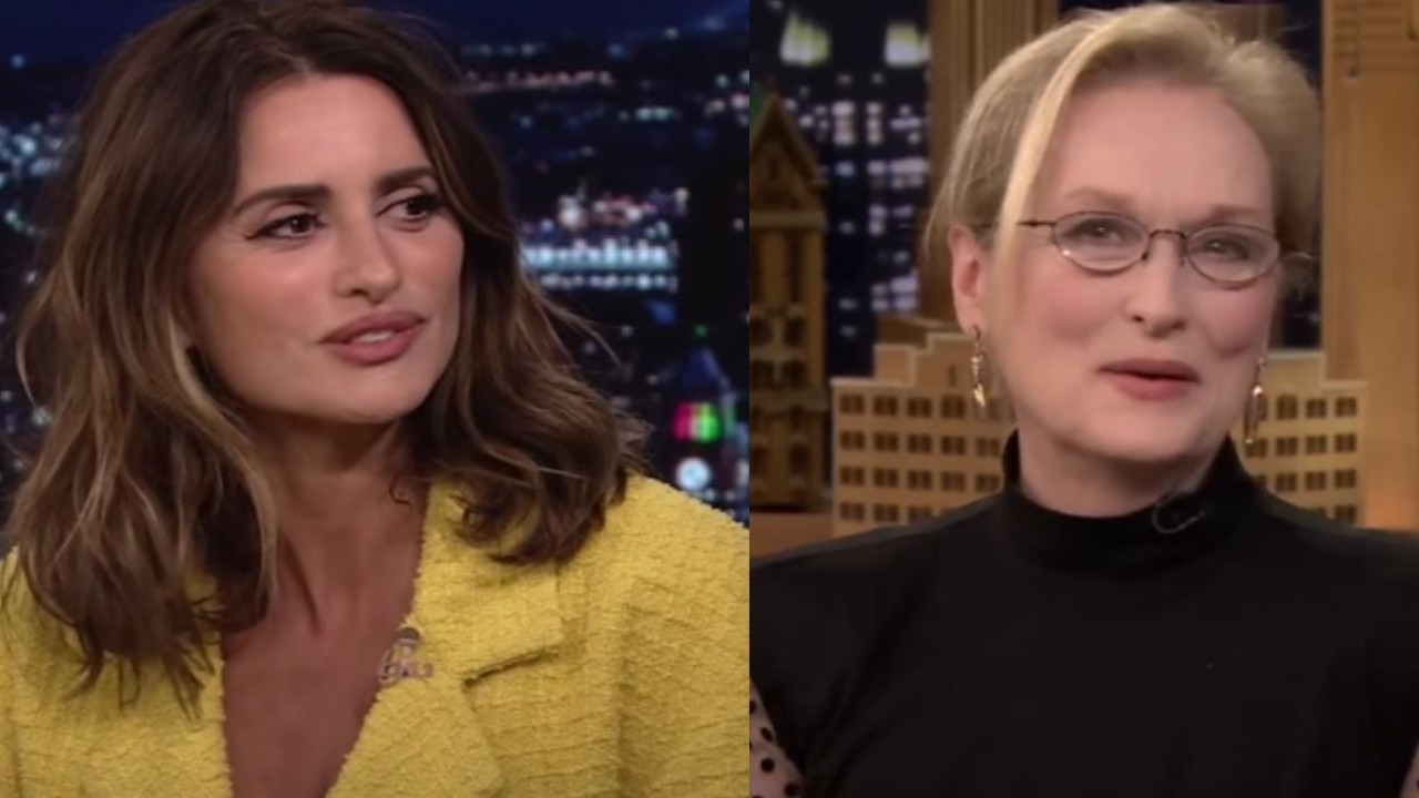 Penelope Cruz and Meryl Streep  (Images via YouTube/The Tonight Show Starring Jimmy Fallon)