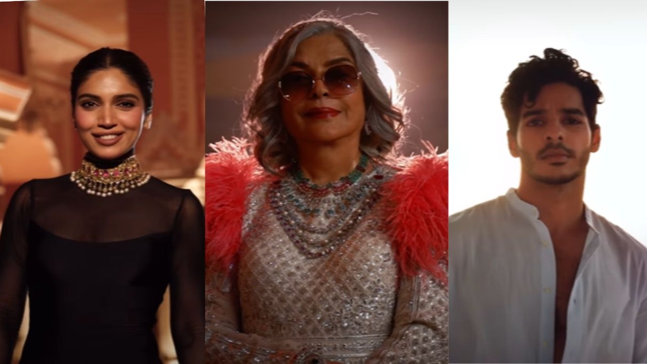 The Royals: Bhumi Pednekar, Ishaan Khatter redefine love with their regal romance; Zeenat Aman, Milind Soman and others add classy twist; WATCH