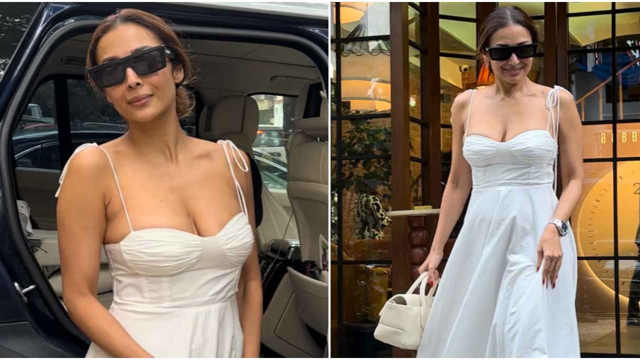 Malaika Arora, maxi dress, white maxi dress, dress, tod's, hot, Style, Fashion