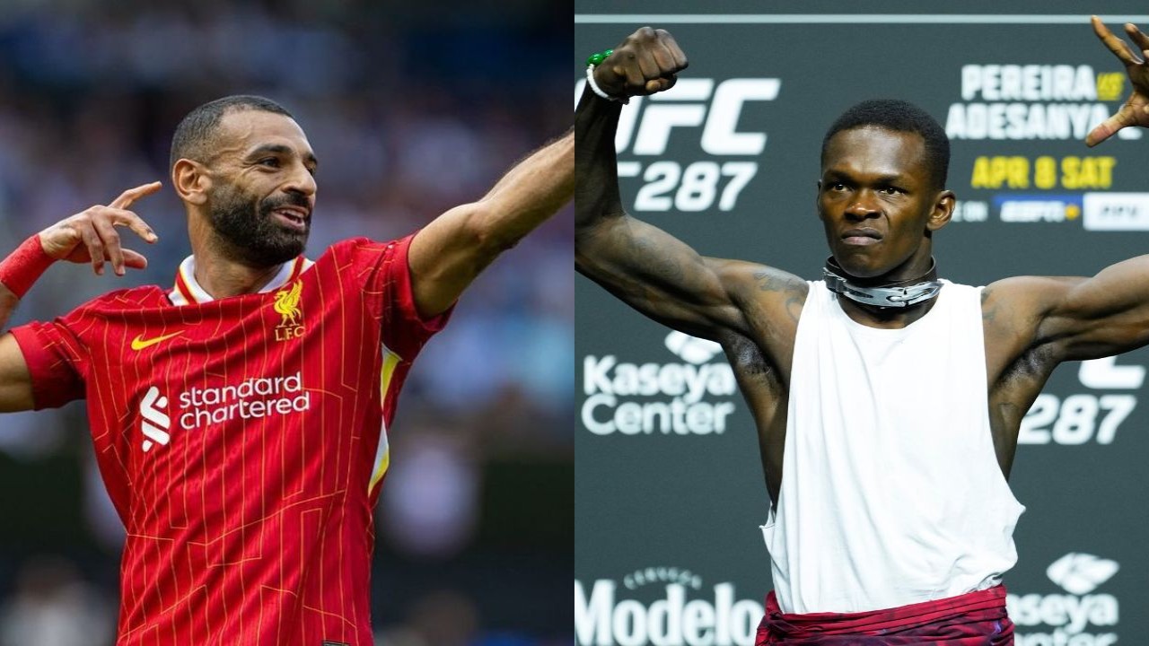 Mohammad Salah Reveals Surprising Fact About How Israel Adesanya Inspired His Bow and Arrow Celebration Move