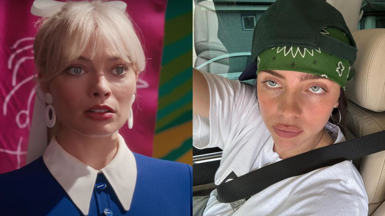 Margot Robbie and Billie Eilish (YouTube/Barbie Trailer/Instagram/@billieeilish)