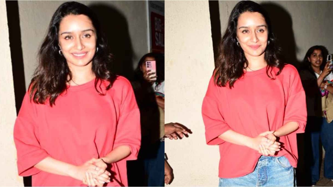 Shraddha Kapoor,  Casual Wear, casual, t-shirt, baggy jeans, denim jeans, bollywood, style, fashion