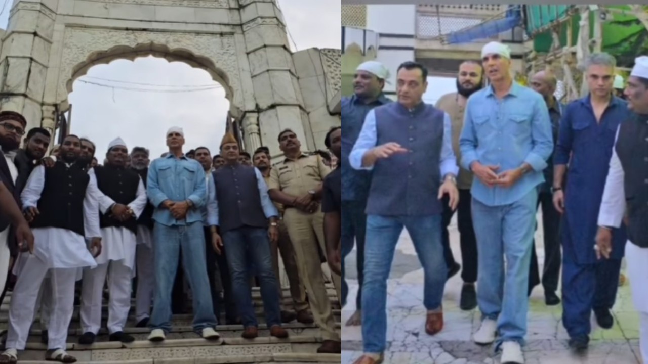 Akshay Kumar seeks blessings at Haji Ali Dargah, donates Rs 1.21 cr for renovation; DEETS