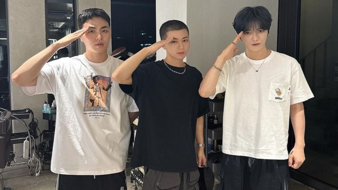 iKON's JU-NE, Song Yunhyeong and Kim Jaejoong; Image Courtesy: Song Yunhyeong's Instagram