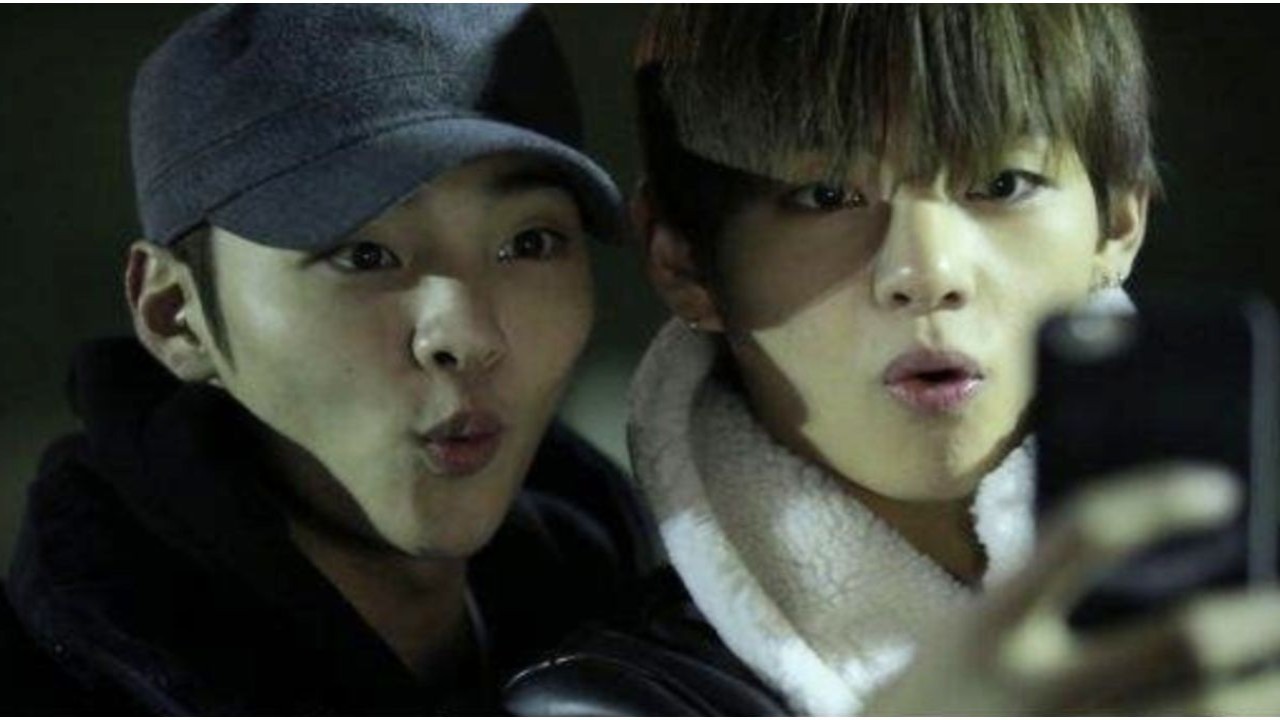 Kim Min Jae and BTS' V; Image Courtesy: MBig TV